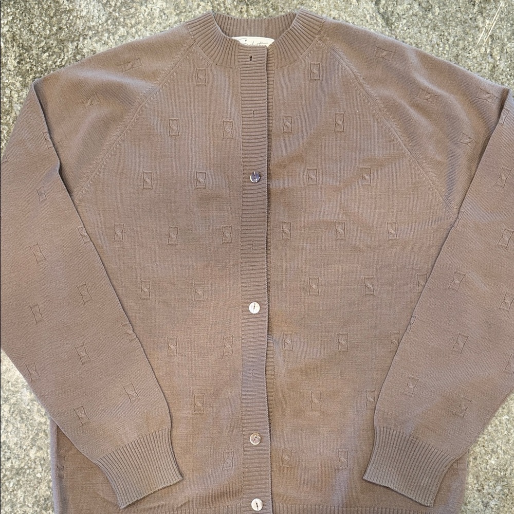 100% Wool Cardigan by Sebastian Made in Italy